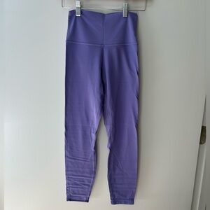 Size 4 Lavender Lululemon Align Leggings 25”